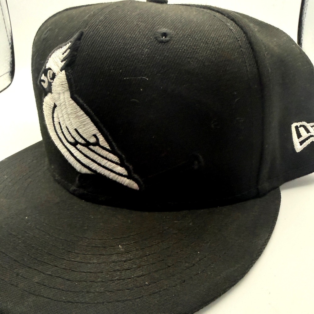 New Era 59FIFTY St Louis Cardinals Black Fitted Hat Size 7 5/8 MLB Baseball Cap